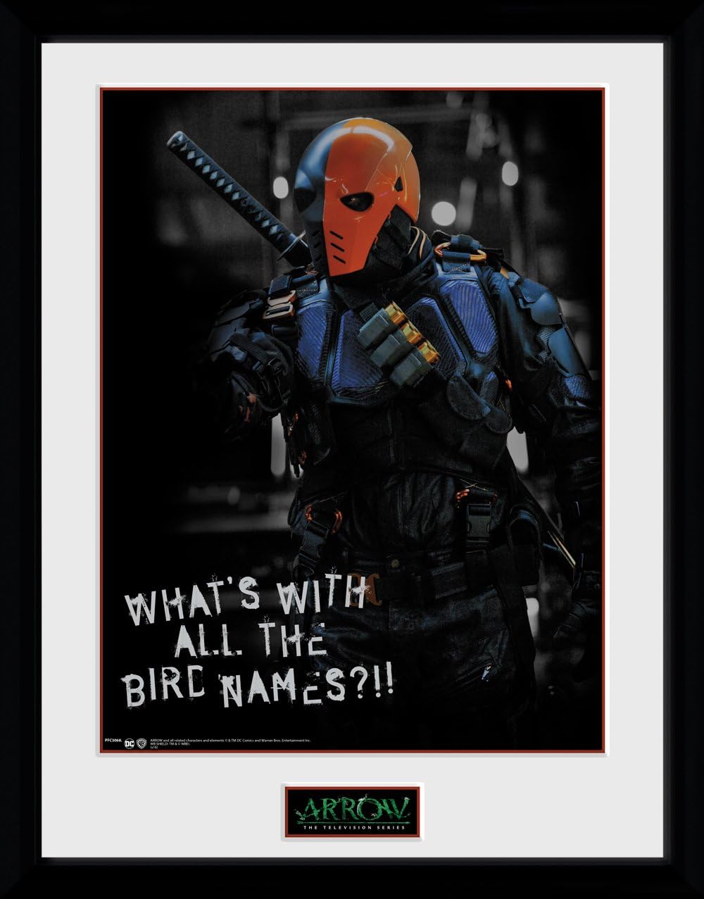 Arrow - Deathstroke Stampa Con Cornice 30x40 Cm