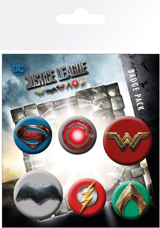 Justice League Movie Mix Badge Set Spille
