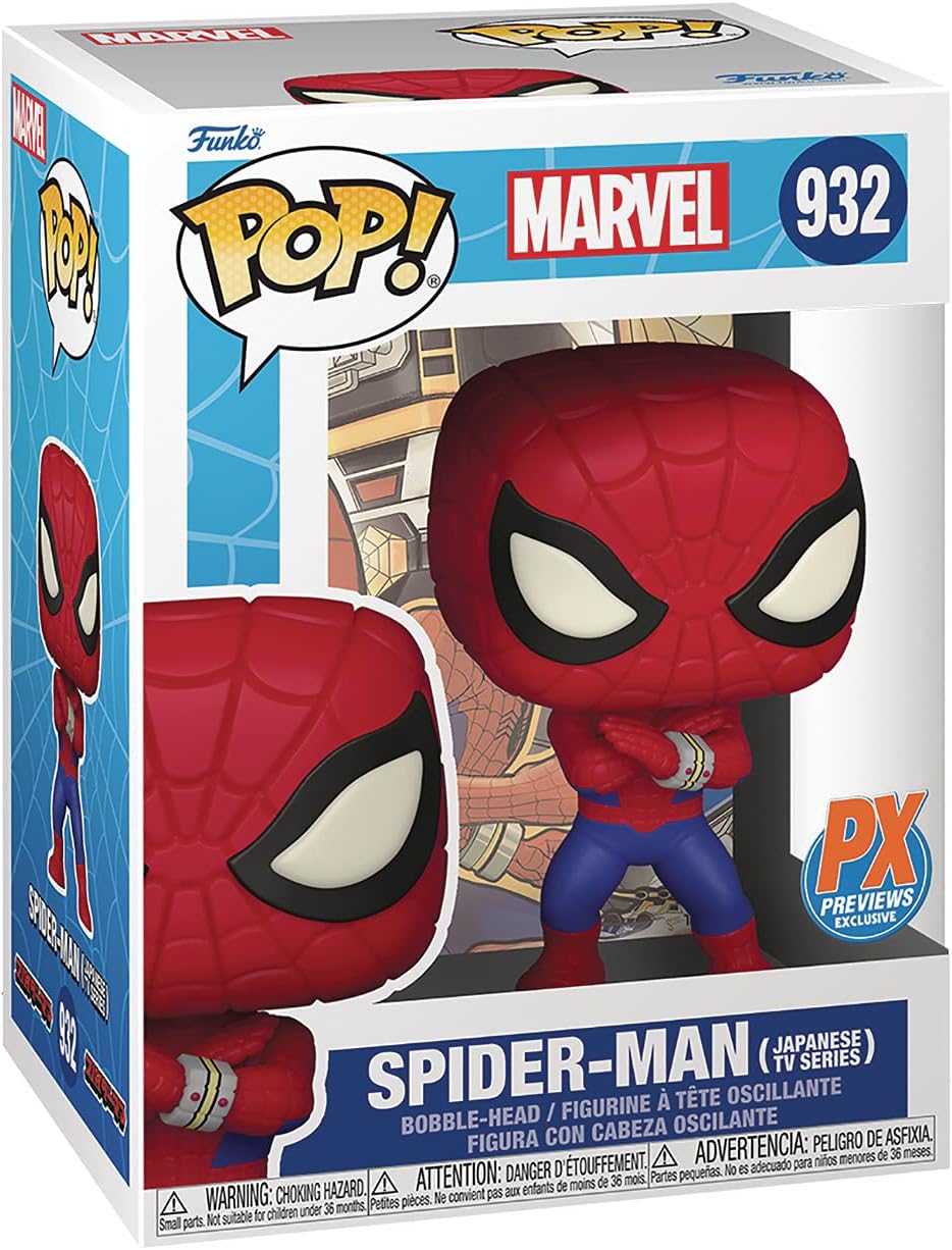 Marvel Spider-Man (Japanese Tv Series) Previews Excl. #932 Pop Chase Version