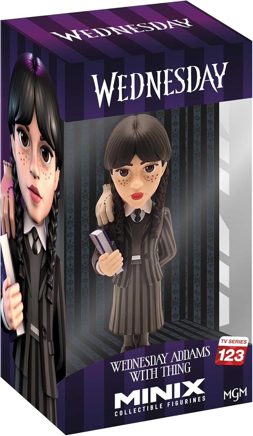 Mercoledi Addams Wednesday Minix Figure
