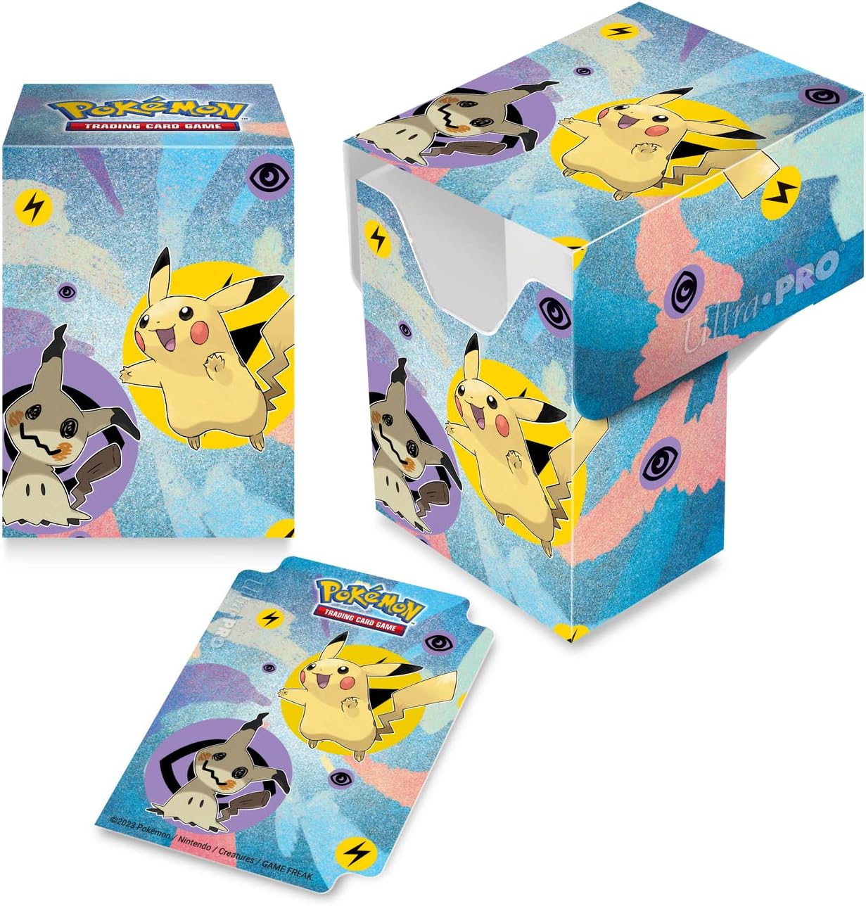 Pokemon Porta Mazzo Verticale Pikachu/Mimikyu