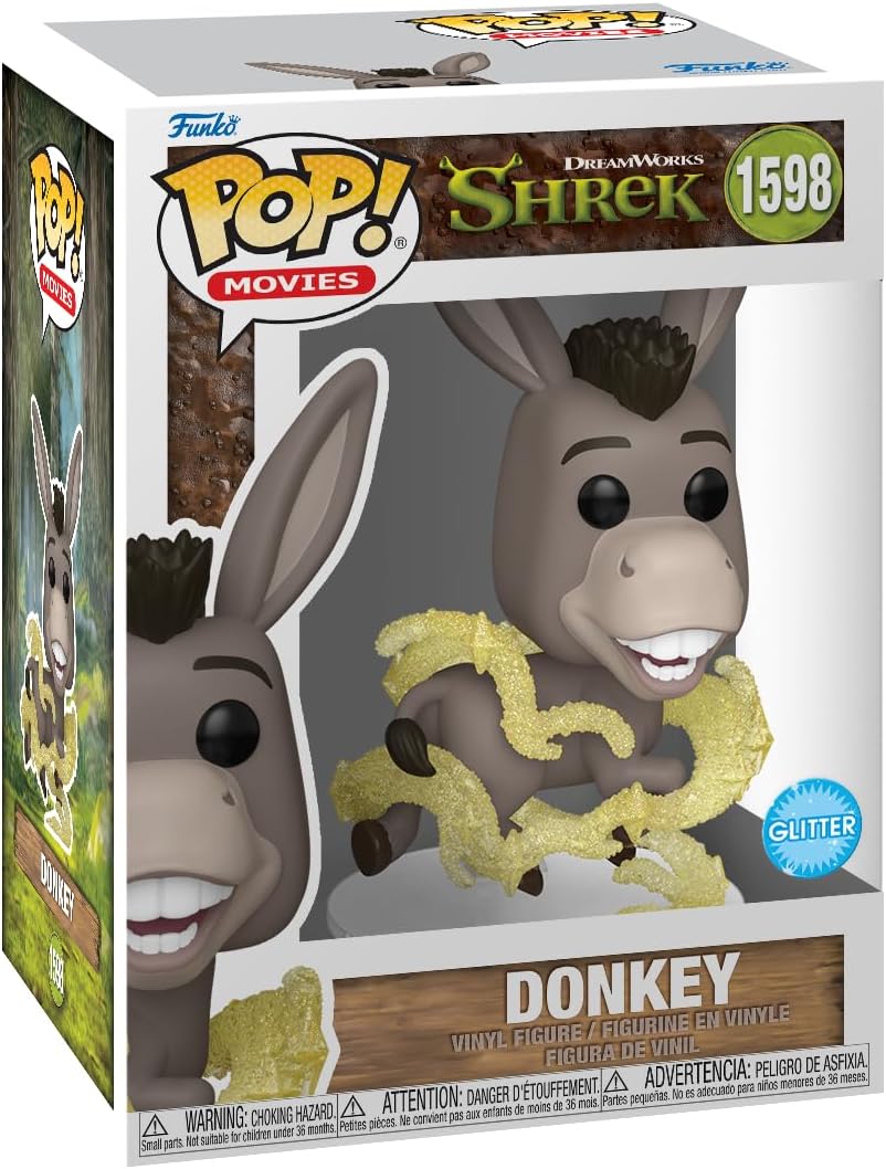 Shrek - Donkey #1598 Glitter Pop
