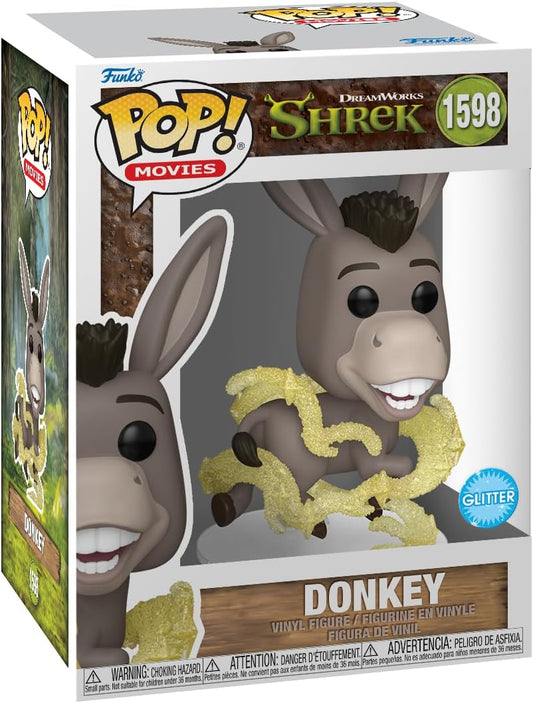Shrek - Donkey #1598 Glitter Pop