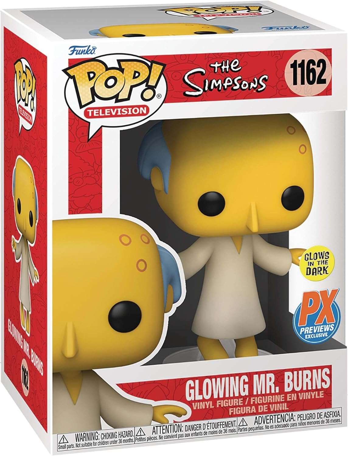 The Simpsons Glowing Mr. Burns Previews Exclusive #1162 Pop