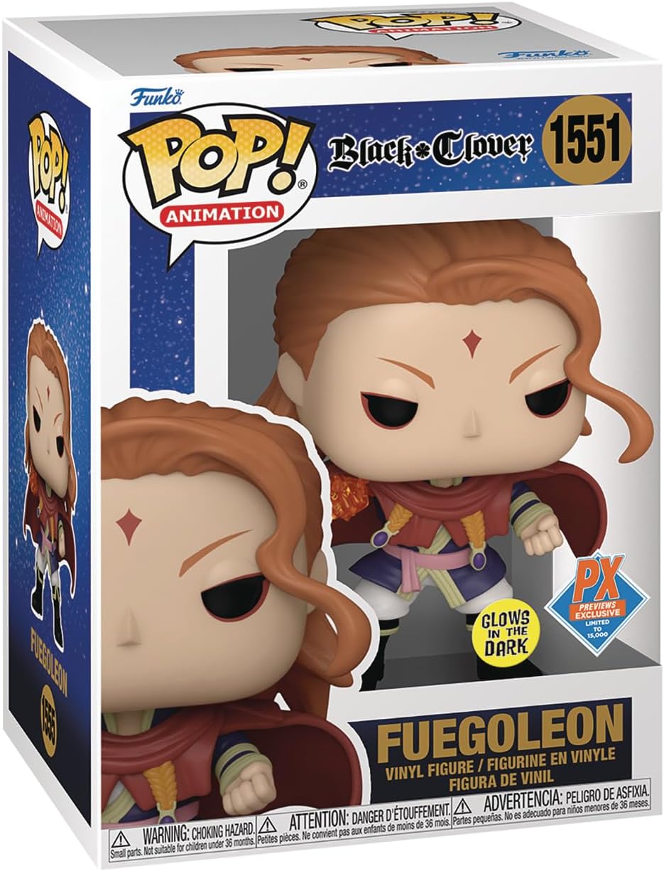 Black Clover Fuegoleon Glow In The Dark Pop