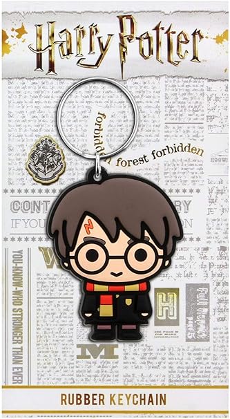 Harry Potter Chibi Rubber Keychain Portachiavi