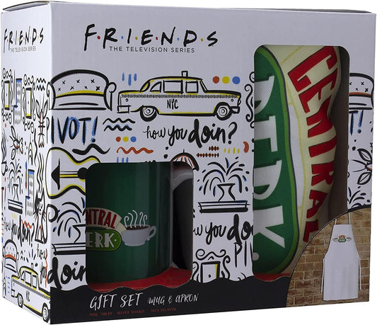 Friends Mug And Apron Gift Set Tazza E Grembiule Da Cucina