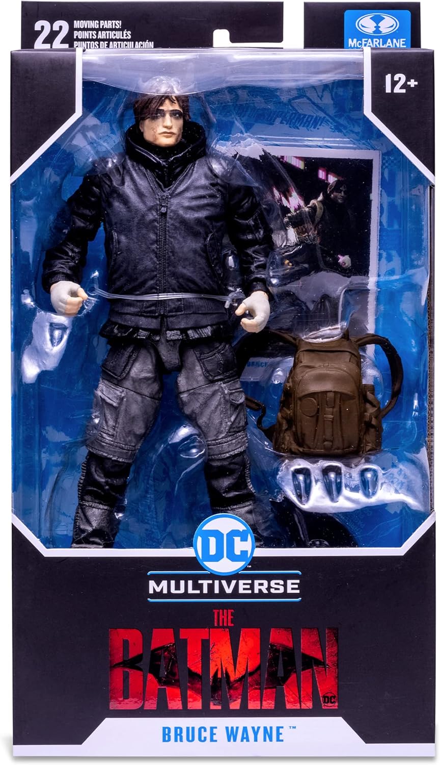 The Batman Bruce Wayne Unmasked Dc Multiverse Action Figure