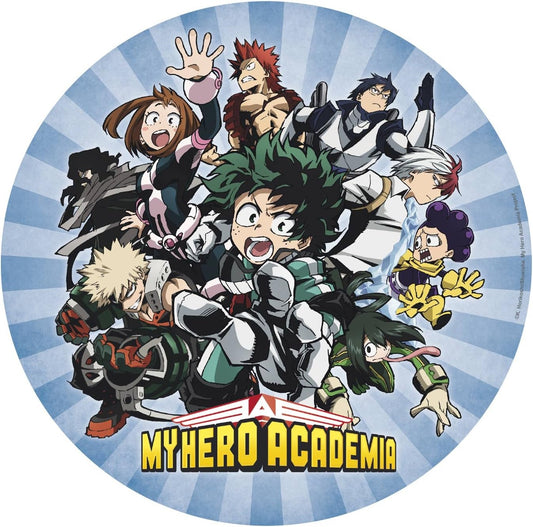 My Hero Academia Mousepad Tappetino Per Mouse Circolare