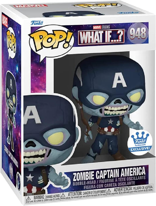 Marvel What If Zombie Captain America Funko Shop Exclusive #948 Pop