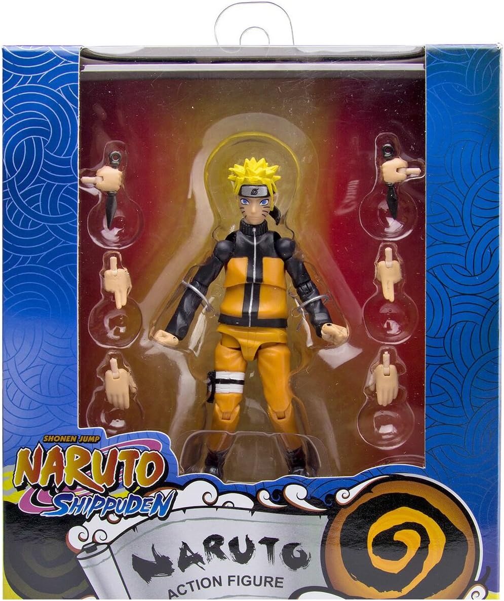 Naruto Shippuden 4" Poseable Af Series 1- Naruto Action Figure