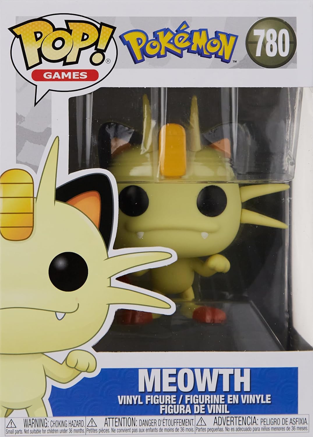 Pokemon Meowth #780 Pop