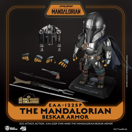 Star Wars The Mandalorian Armatura Beskar Special Edition Egg Attack Figure