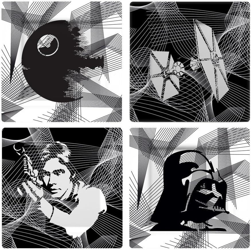 Star Wars: Plate Set: Photographic Character (Set Of 4)