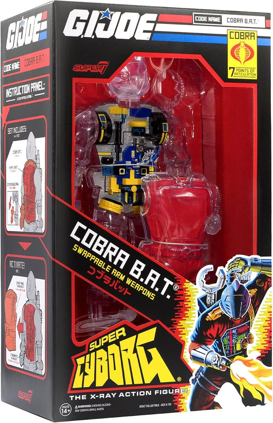Gi Joe Ultimates Cobra Bat Clear Action Figure