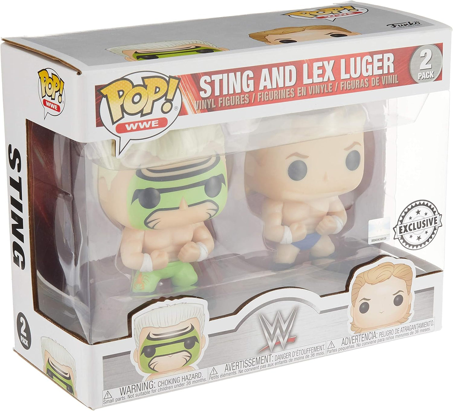 Wwe Lex Luger & Surfer Sting 2pk Pop