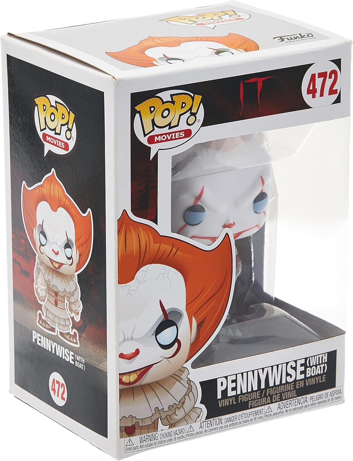 It 2017 Pennywise With Boat #472 Pop