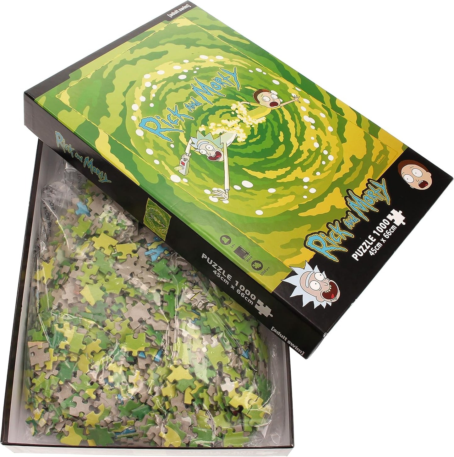 Rick And Morty Portal 1000 Pezzi Puzzle