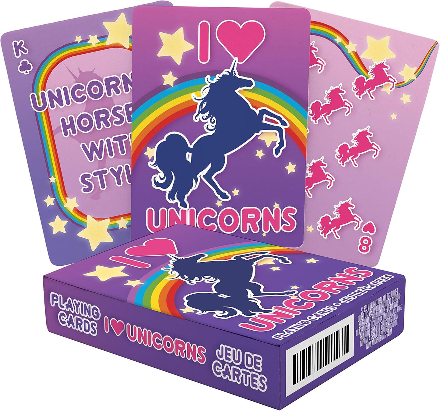 Unicorns I Love Playing Cards