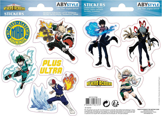My Hero Academia - Adesivi 2 Fogli 16 X 11 Cm