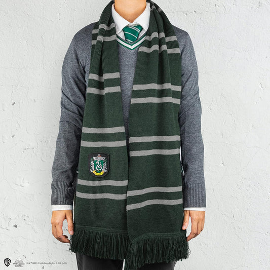 Harry Potter Slytherin Scarf Sciarpa Serpeverde 190 Cm