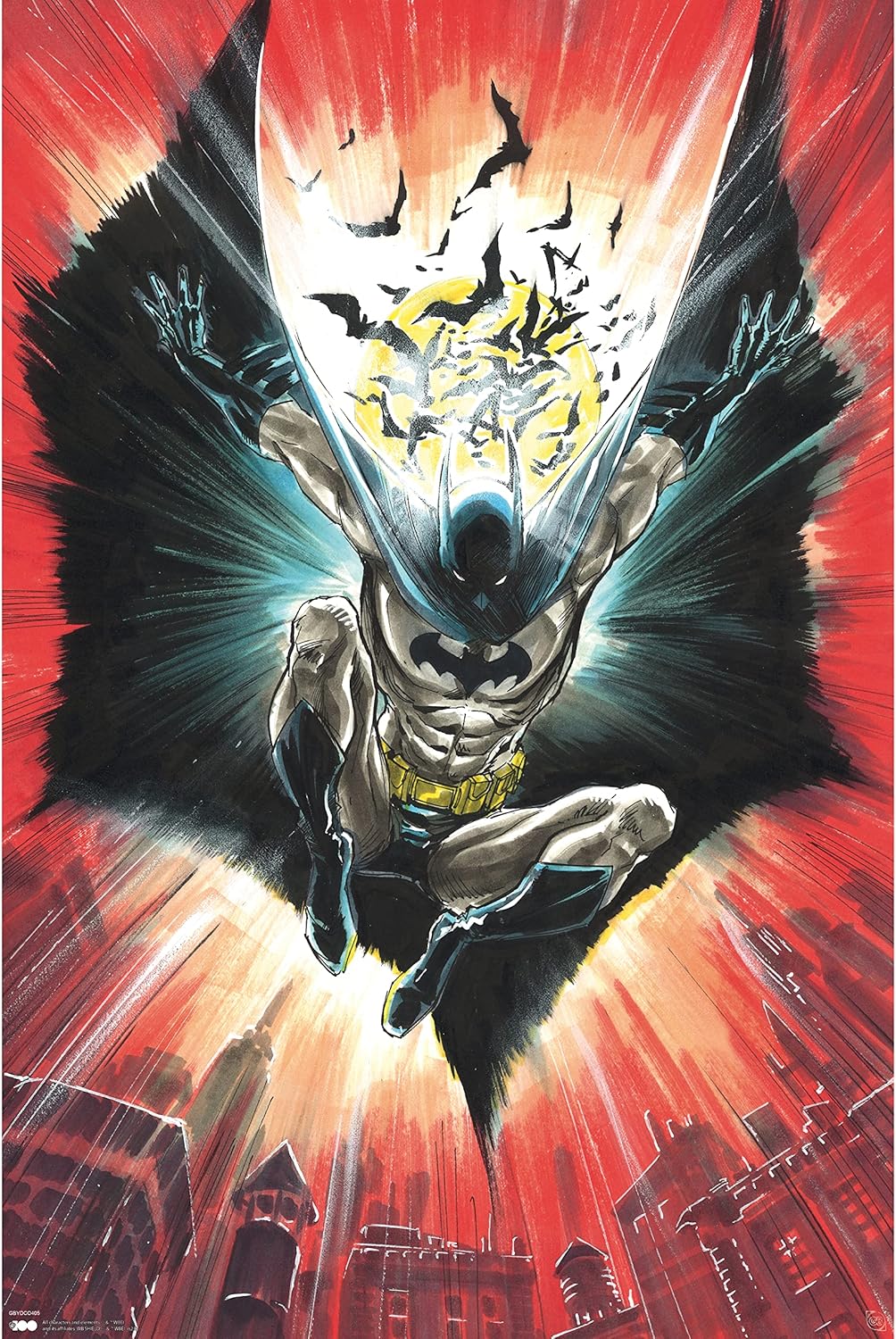 Batman Warner 100th Poster 61 X 91 Cm