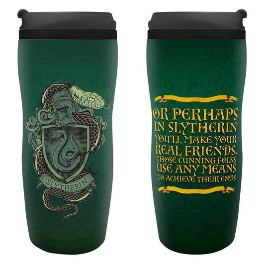 Harry Potter Slytherin/Serpeverde Travel Mug In Plastica 355 Ml