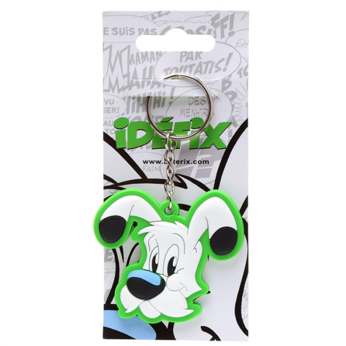 Asterix - Idefix Portachiavi In Gomma Rubber Keychain