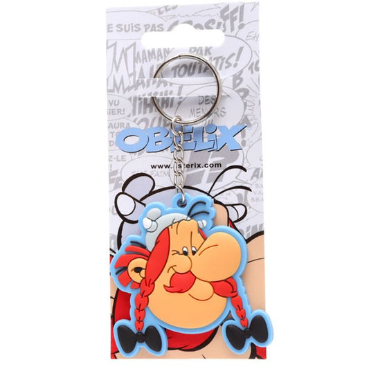 Asterix - Obelix Portachiavi In Gomma Rubber Keychain