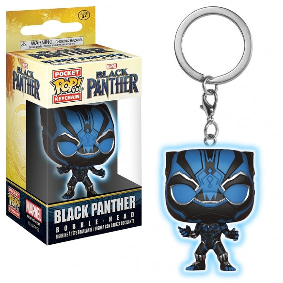 Black Panther Gitd Pocket Pop Keychain