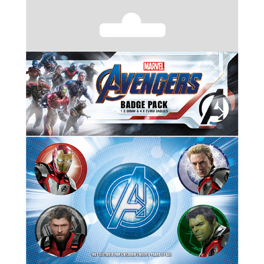 Avengers Endgame Quantum Realm Suits Badge Pack Set 5 Spille