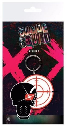 Suicide Squad Deadshot Skull Keychain