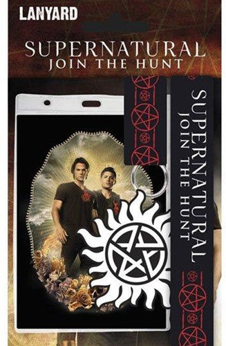 Supernatural Winchesters Lanyard Porta Badge