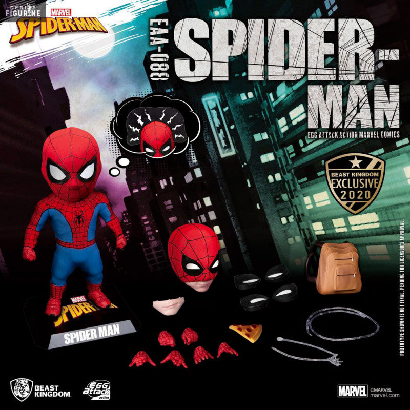 Spider-Man Peter Parker Egg Attack Figure