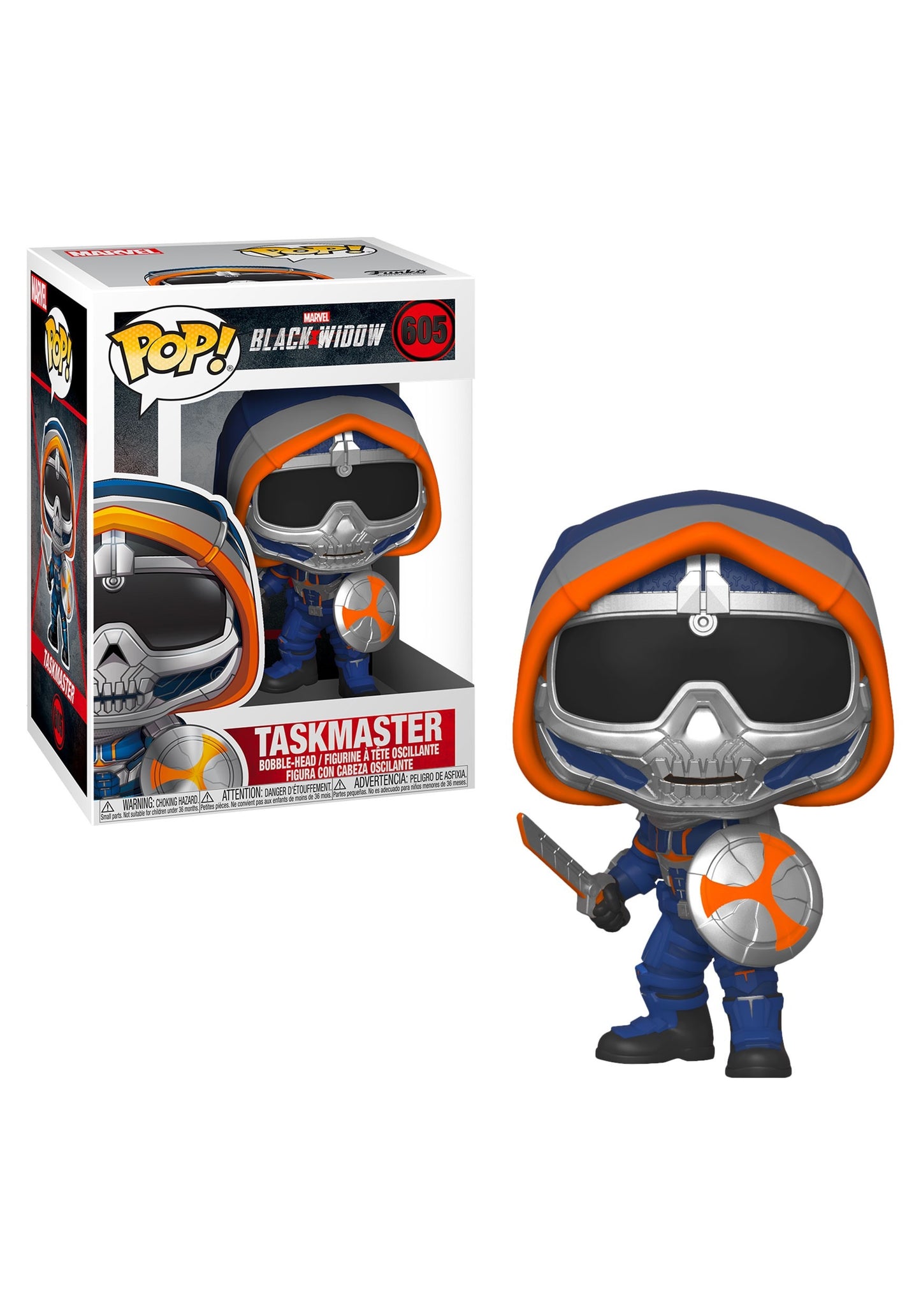 Black Widow Taskmaster With Shield Pop