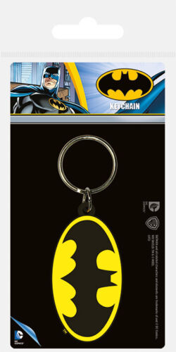 Batman Symbol Rubber Keychain Portachiavi