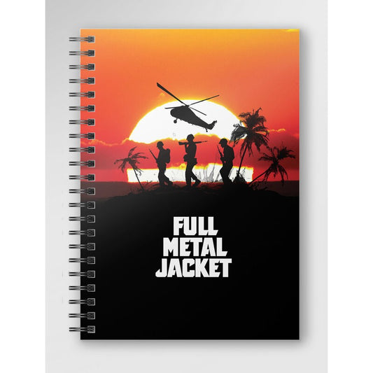 Full Metal Jacket Poster Spiral Notebook