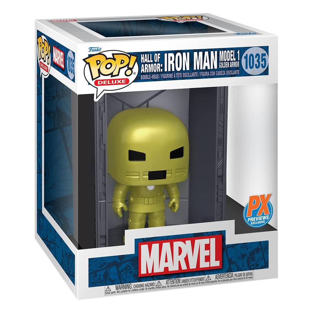 Marvel Hall Of Armor: Iron Man Model 1 Px Exclusive #1035 Pop