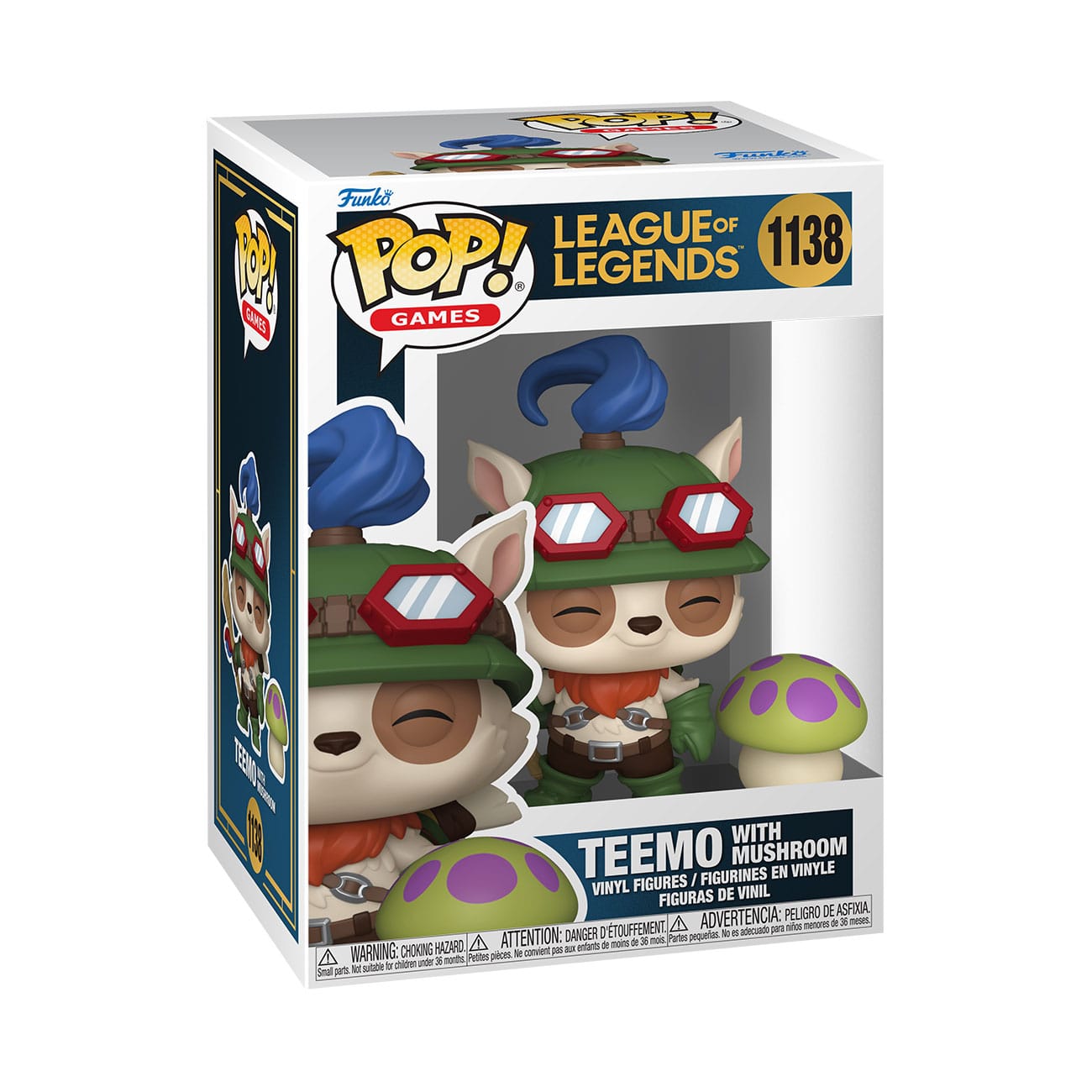 PREORDINE LEAGUE OF LEGENDS TEEMO WITH SHROOM #1138 POP