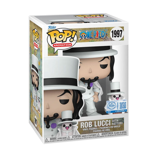 One Piece Rob Lucci With Hattori #1997 Exclusive Pop