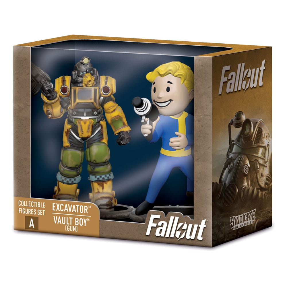 Fallout Excavator And Vault Boy Mini Figure 2-Pack