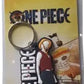 One Piece Luffy & Logo Rubber Keychain Portachiavi