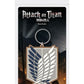 Attack On Titan Rubber Keychain Portachiavi