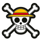 One Piece Pillows Jolly Roger 33 Cm Cuscino Cushion