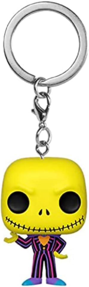 Nightmare Before Christmas Nbx Blacklight Jack Pocket Pop Keychain