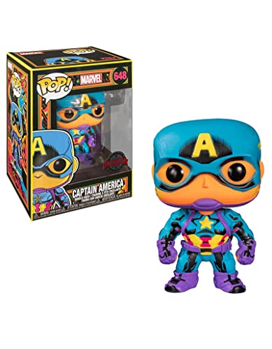 Marvel: Black Light Captain America #648 Pop