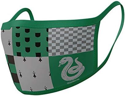 Harry Potter Slytherin 2 X Face Covers Mascherina Protettiva