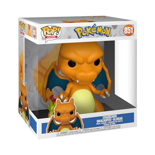 Pokemon Charizard 10" Super Sized 25 Cm #851 Pop