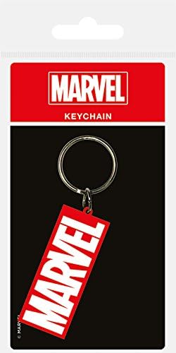Marvel Logo Rubber Keychain Portachiavi