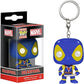 X-Men Deadpool Blue & Yellow Pocket Pop! Keychain